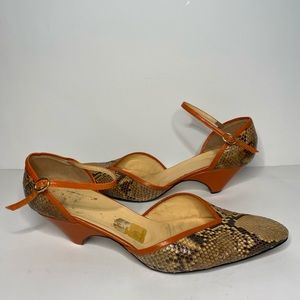 Vintage Chloe | Authentic Snakeskin Heels